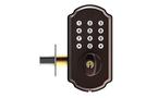TurboLock TL114 Keyless Door Lock with Keypad and Voice Prompts Bronze