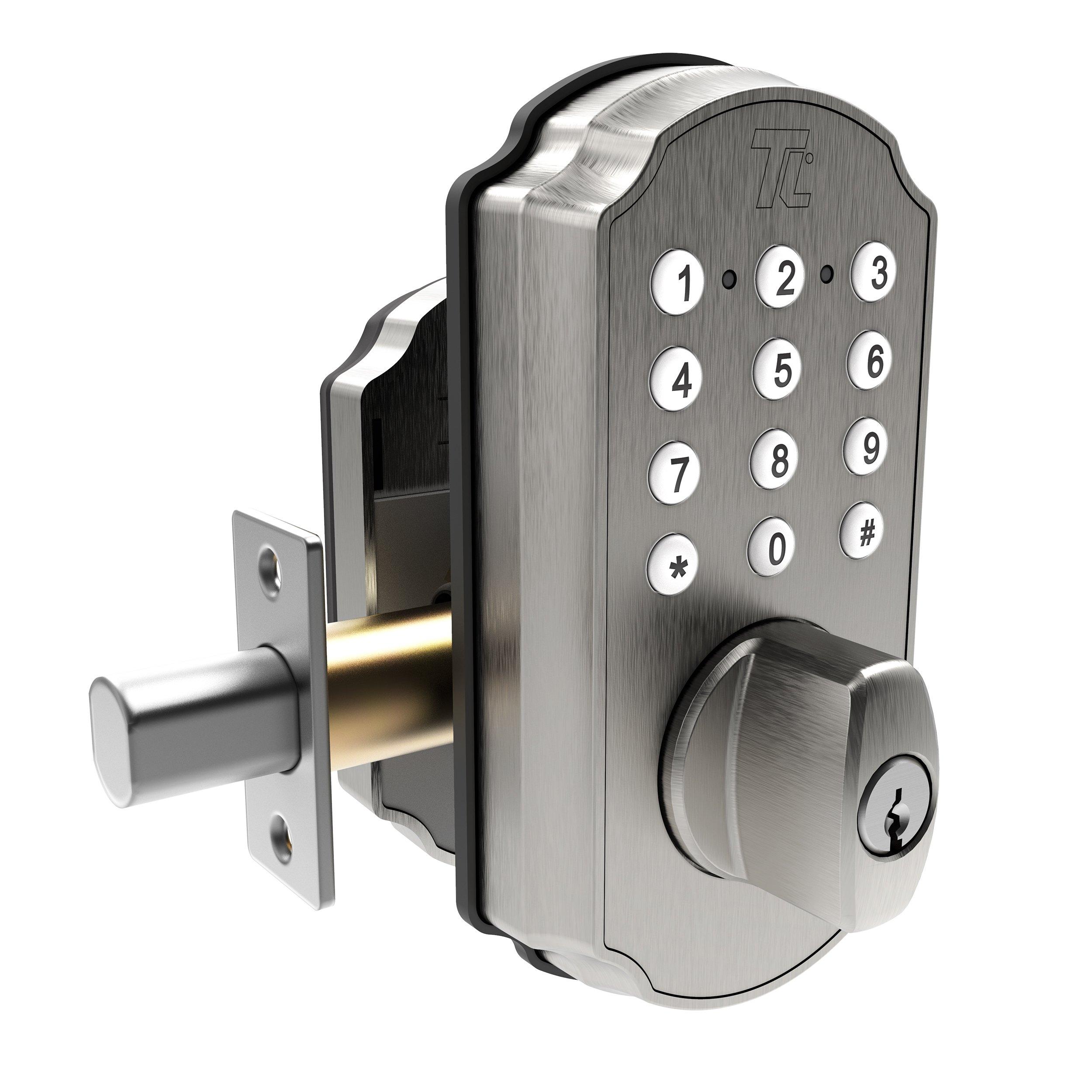 Programmable keypad on sale door lock