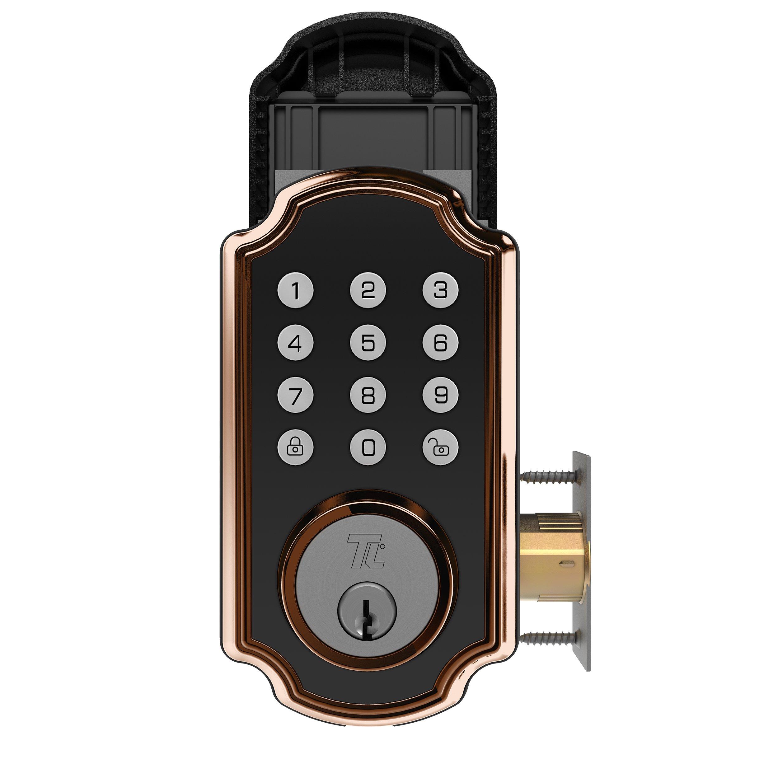 list item 2 of 7 TurboLock TL117 Smart Lock with Keypad and Voice Prompts Bronze