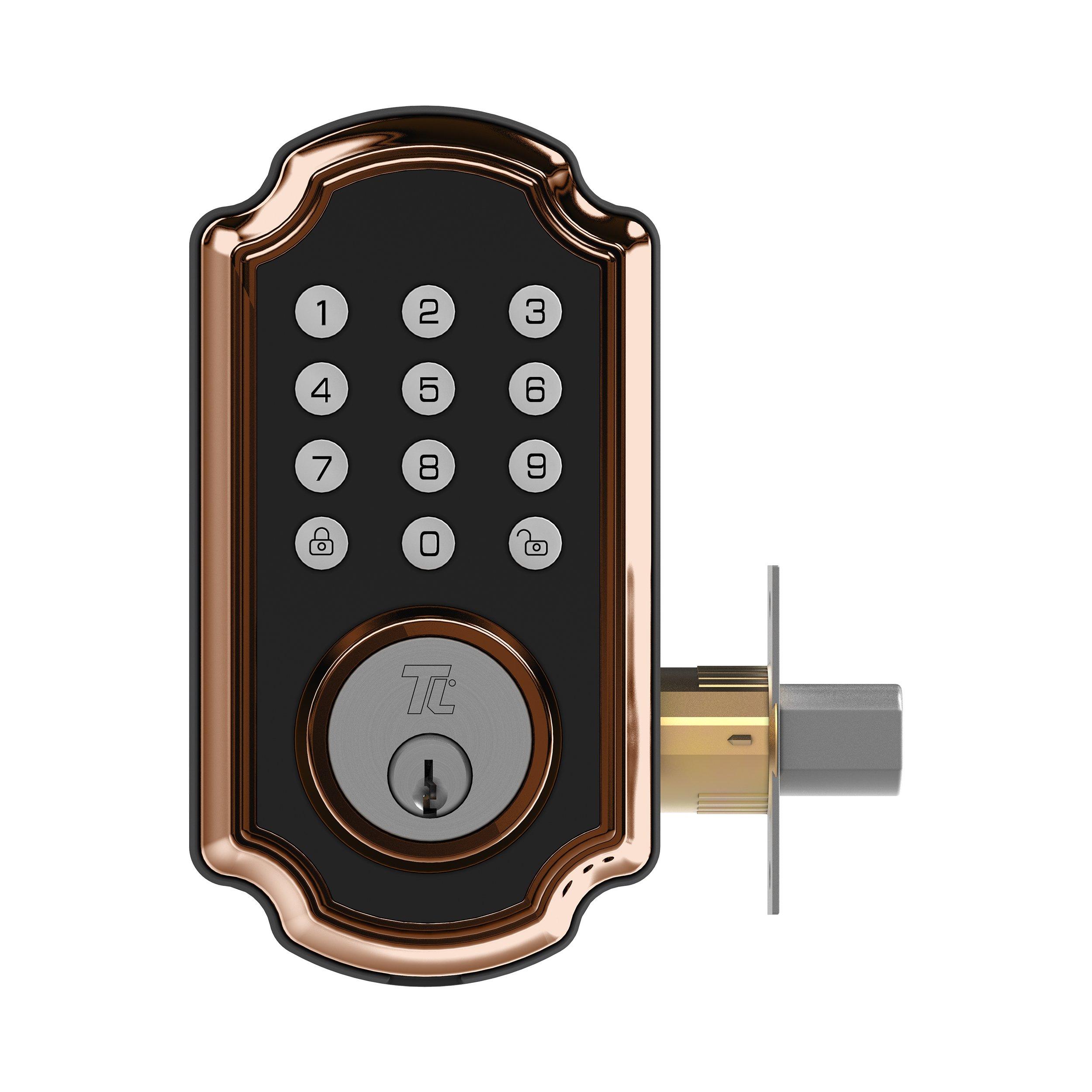 list item 3 of 7 TurboLock TL117 Smart Lock with Keypad and Voice Prompts Bronze