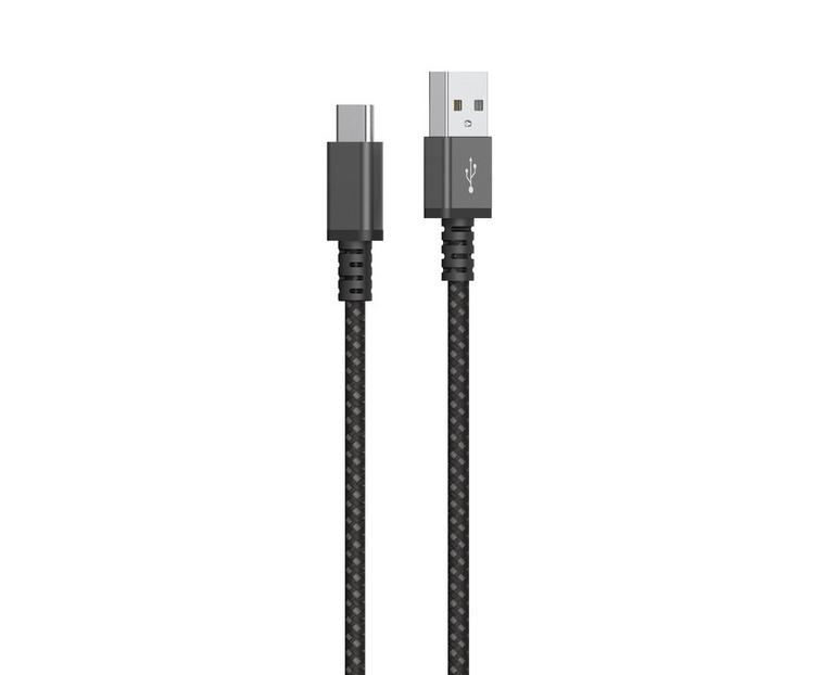 Atrix Universal USB to USB-C Braided Nylon Cable 10-ft