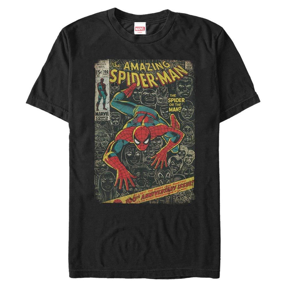 serviet Skelne Taiko mave Marvel Spider-Man 100th Anniversary Issue Comic Cover Mens T-Shirt |  GameStop