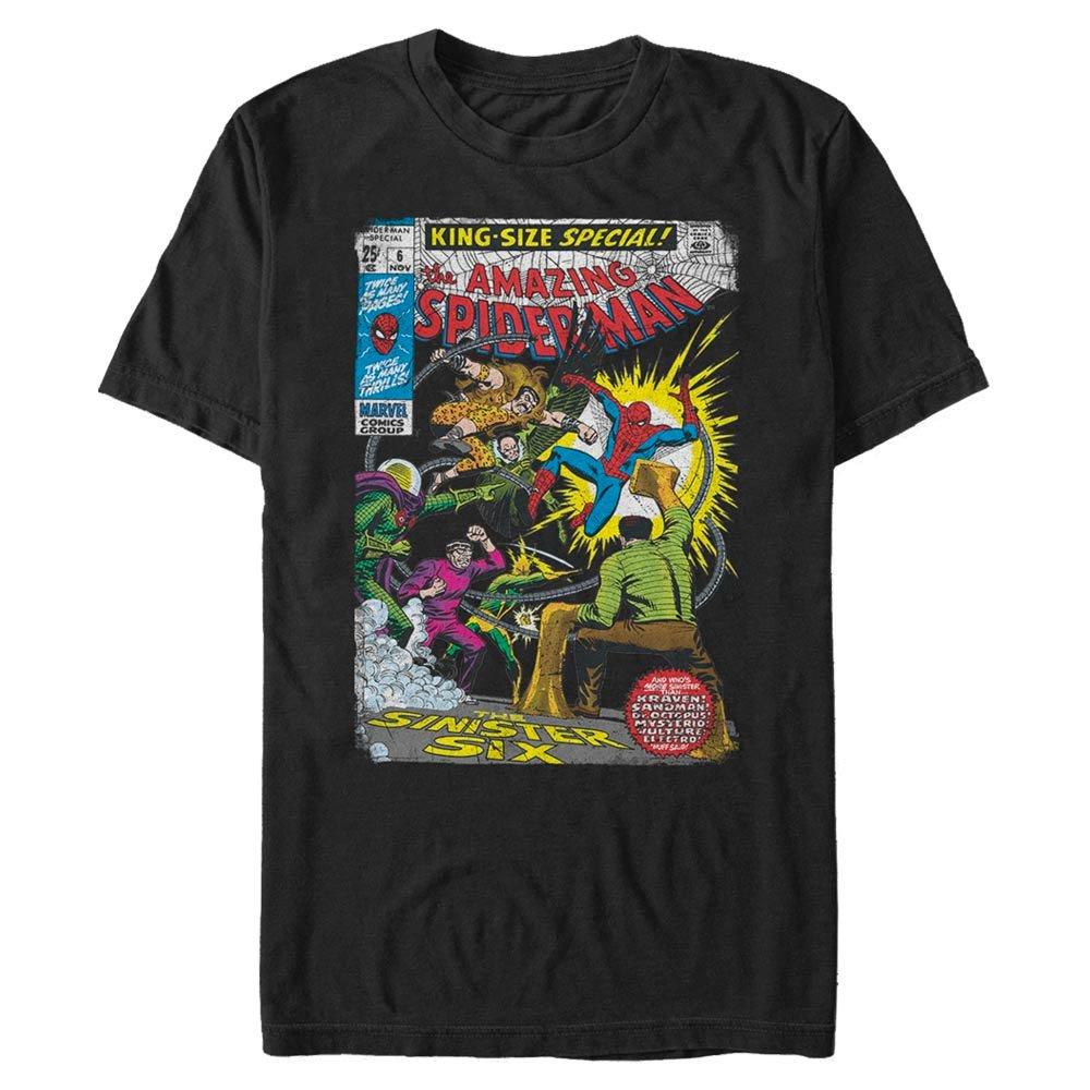Marvel The Amazing Spider-Man Sinister Six Comic Cover Unisex T-Shirt, Size: 3XL, Fifth Sun