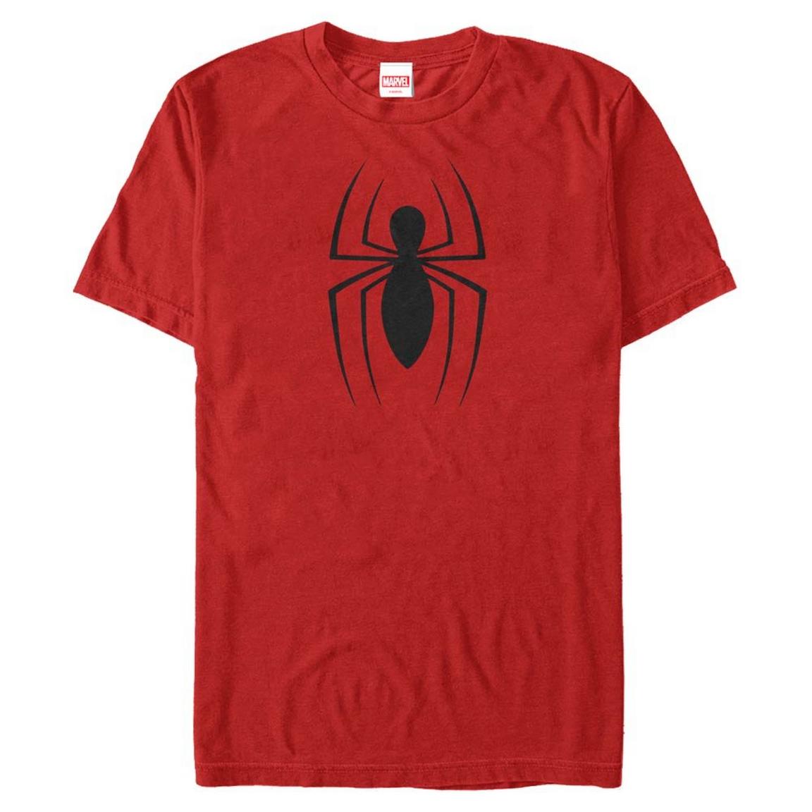 Marvel Spider-Man Original Logo Unisex T-Shirt, Size: XL, Fifth Sun