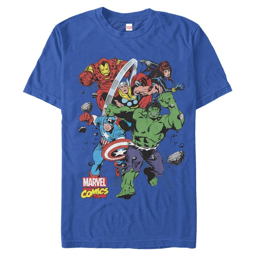 Marvel Comics Avengers Heroes in Mens T-Shirt | GameStop