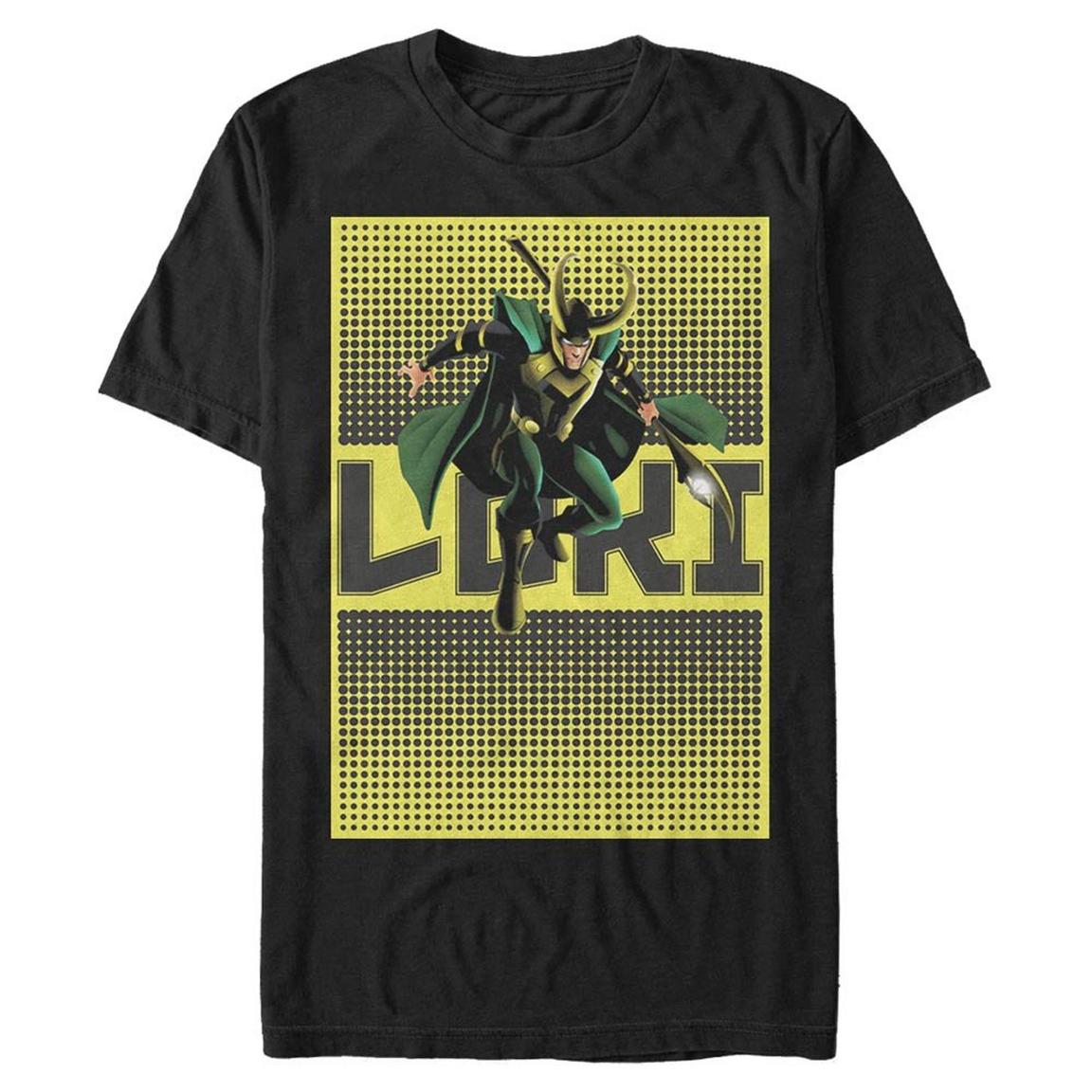 Marvel Loki Haldtone Poster Unisex T-Shirt, Size: XL, Fifth Sun