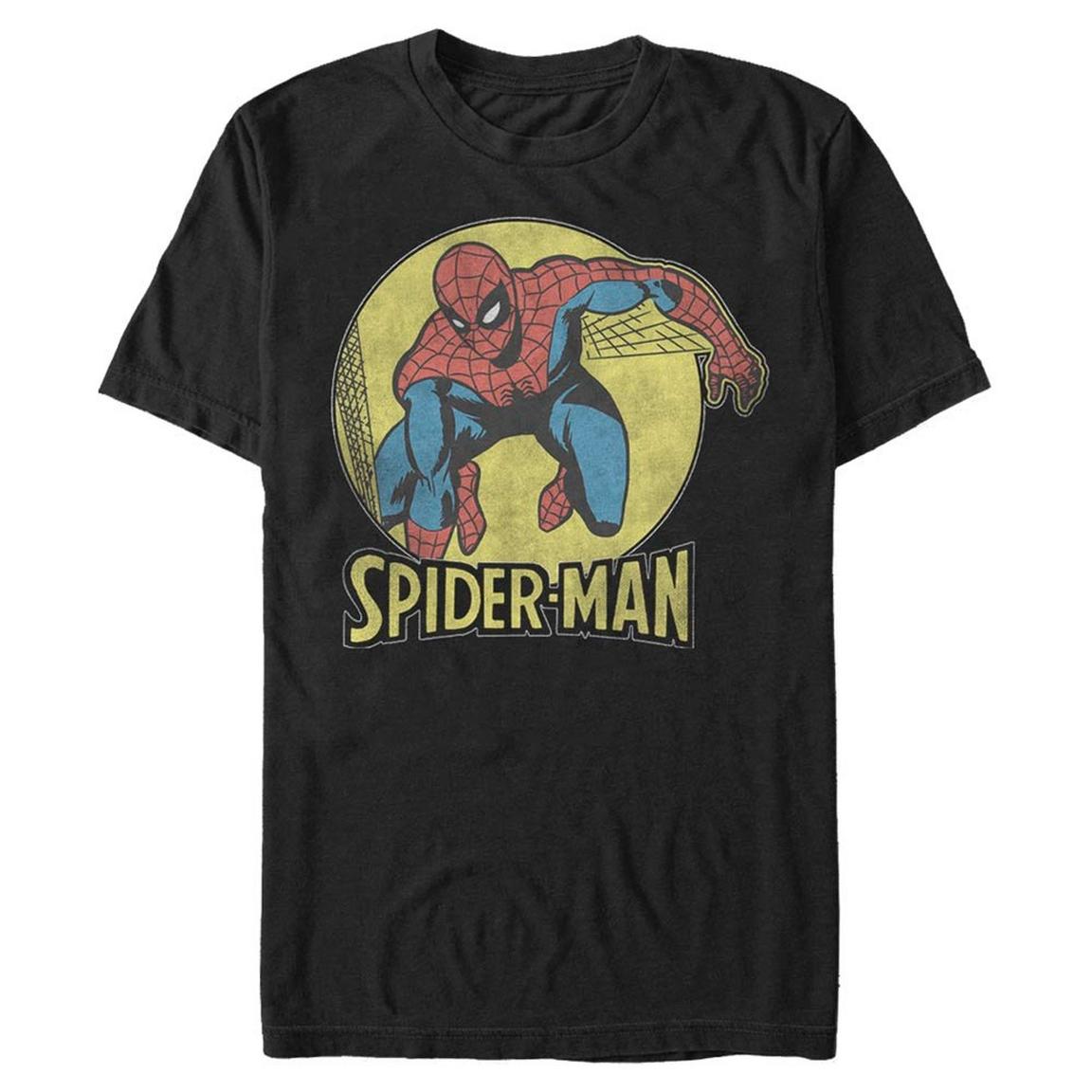 Marvel Spider-Man Moonlit Unisex T-Shirt, Size: Medium, Fifth Sun