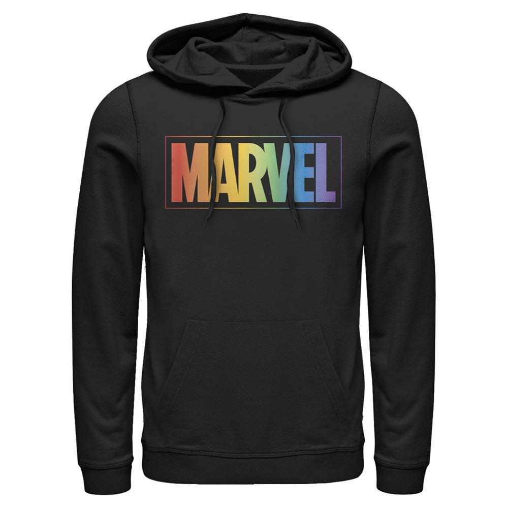 Marvel Rainbow Logo Unisex Hooded Sweatshirt