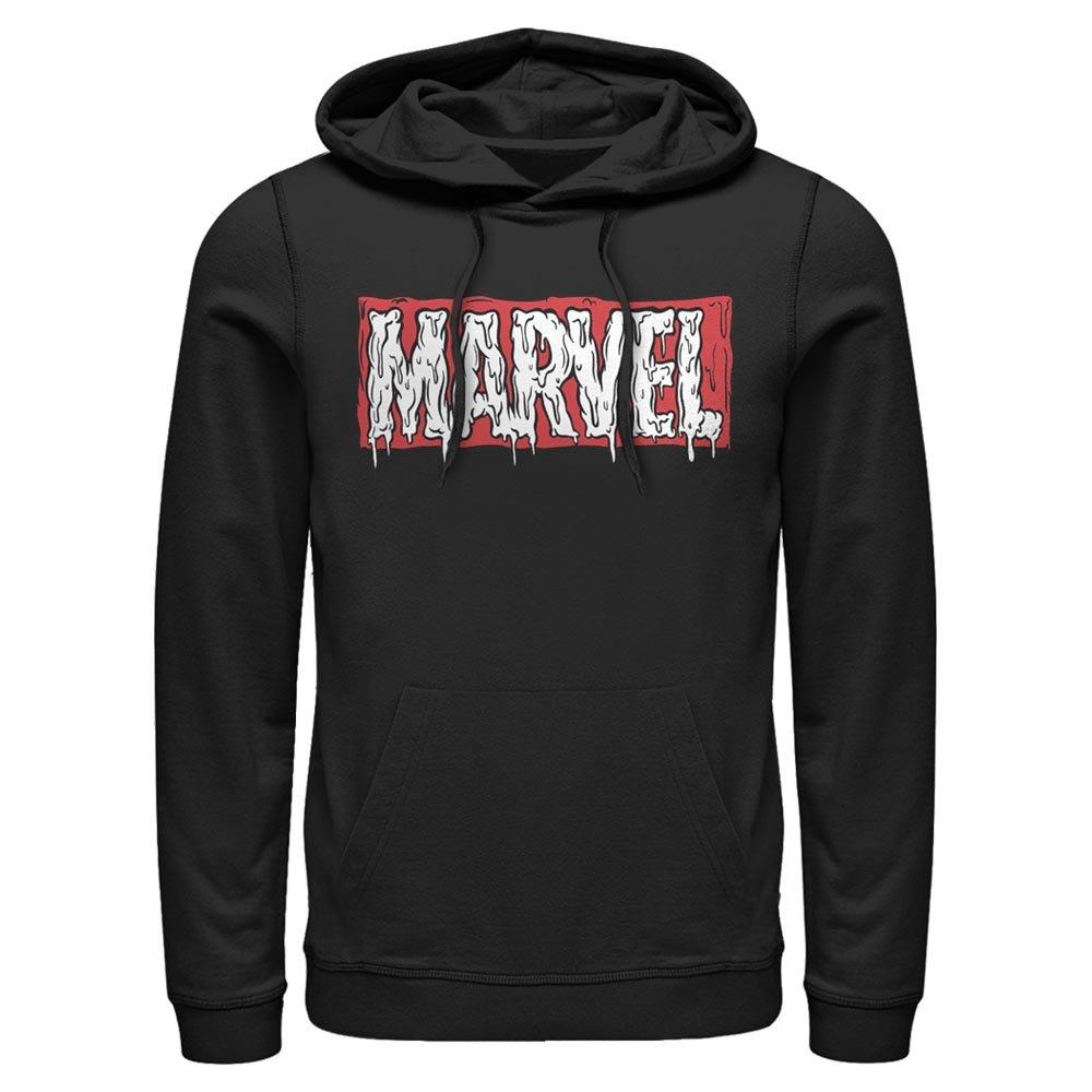 Marvel Melting Brick Logo Unisex Hooded Sweatshirt