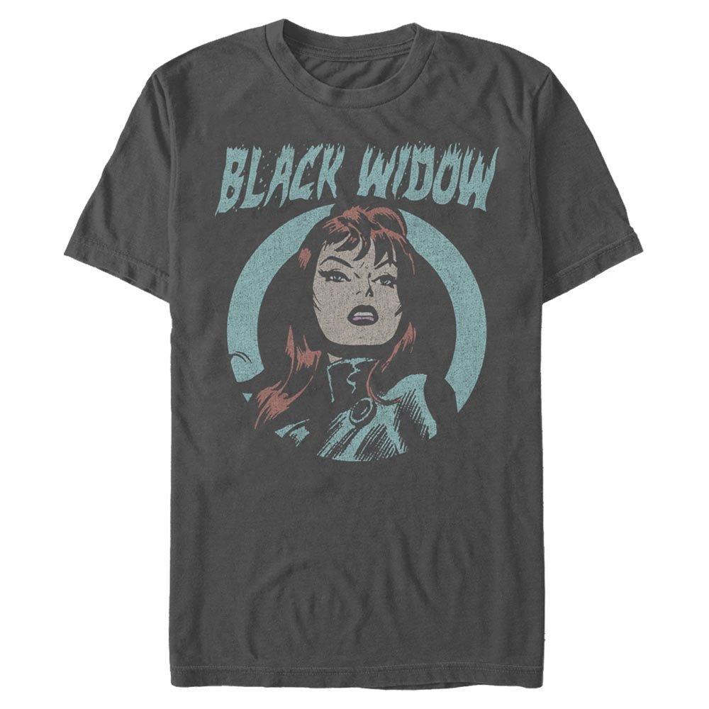 Marvel Black Widow Retro Distressed Unisex T-Shirt