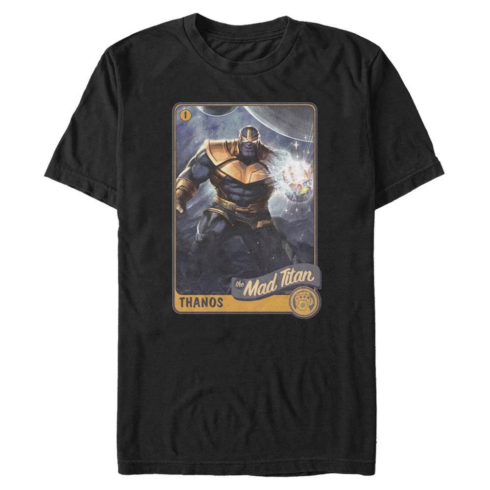 Marvel Thanos the Mad Titan Trading Card Unisex T-Shirt, Size: Large, Fifth Sun