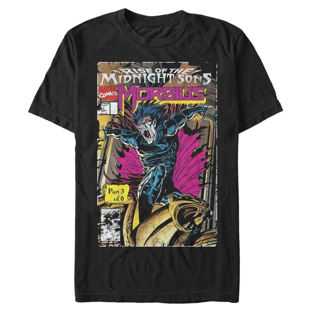 Marvel Morbius Comic Cover Mens T-Shirt