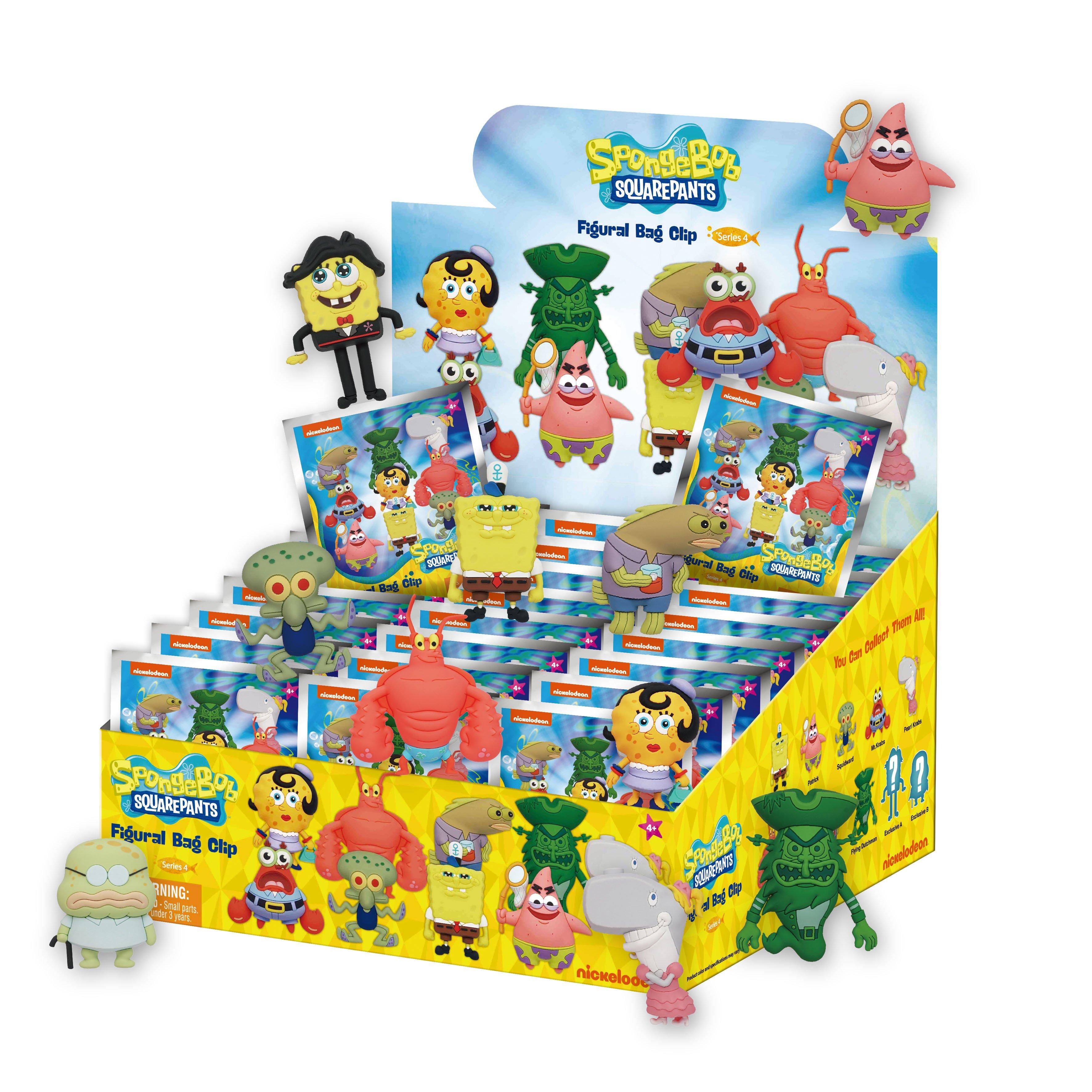SpongeBob SquarePants 3D Foam Bag Clip Blind Bag Series 4 GameStop