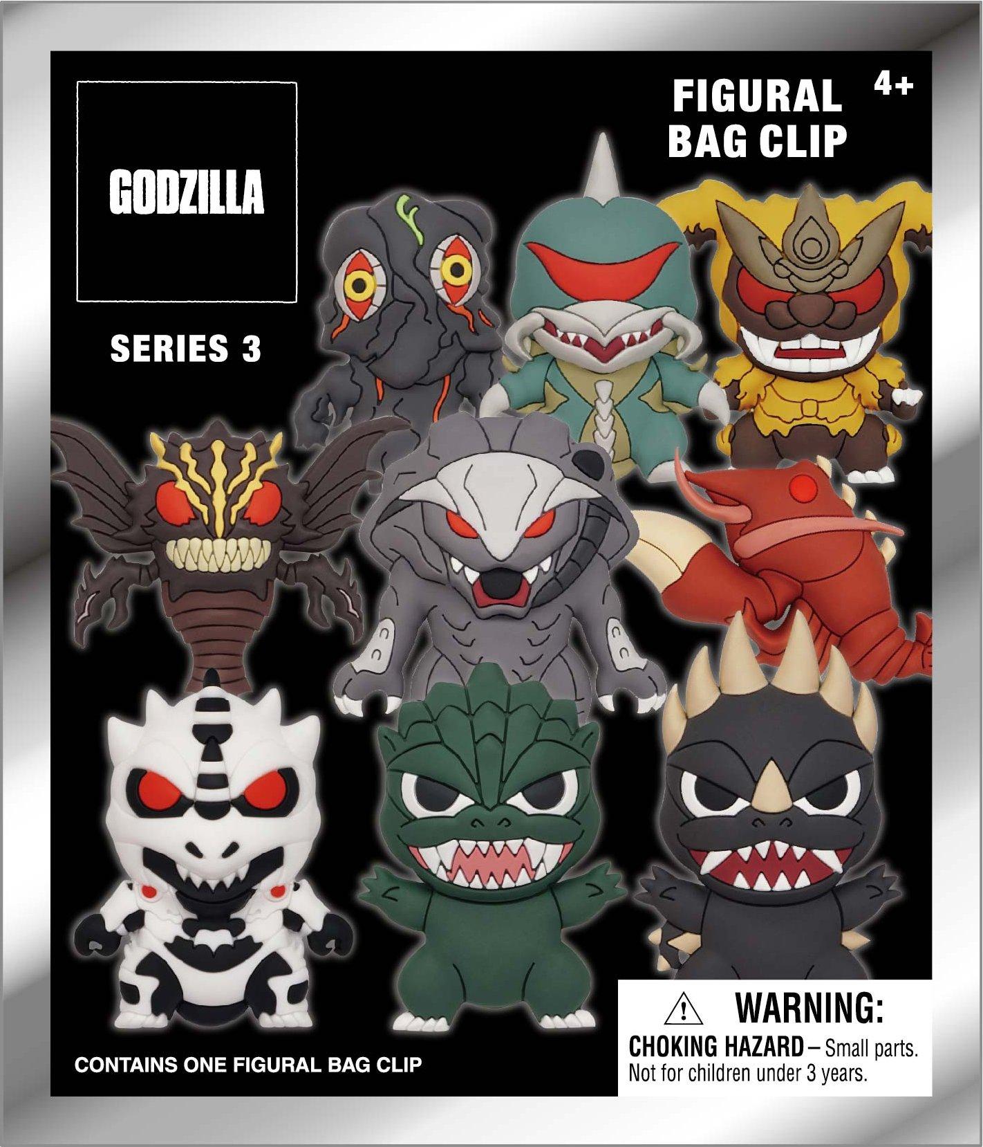 Godzilla 3D Foam Bag Clip Blind Bag Series 3
