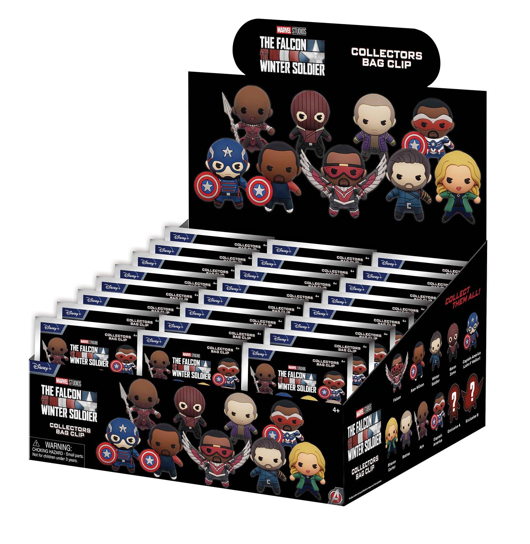 list item 3 of 3 The Falcon and the Winter Soldier 3D Foam Bag Clip Blind Bag