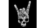 Heavy Metal Genres Rock Skull Word Art  Small Tote Bag