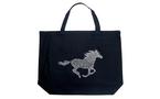 Popular Horse Breeds Word Art  Large Tote Bag