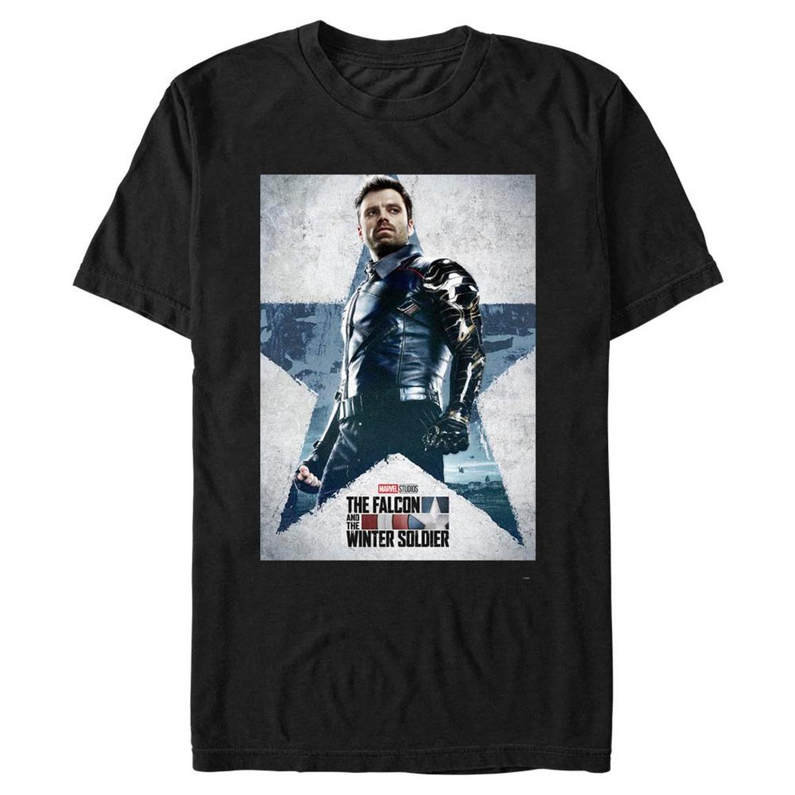 Marvel The Falcon and the Winter Solider Bucky Pose Unisex T-Shirt, Size: XL, Fifth Sun -  MLFW0036-10001004