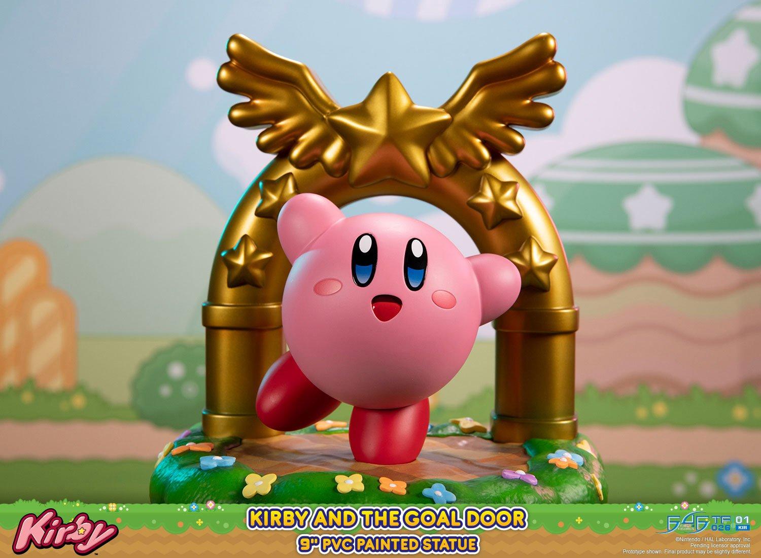 kirby and the goal door pvc statue