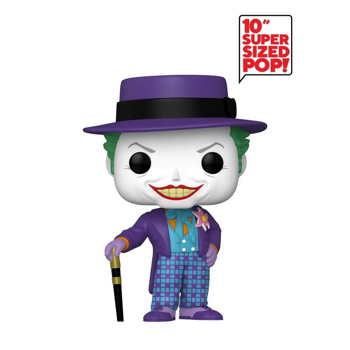 Funko Pop Animation Batman 19 Joker With Hat 10 In Jumbo Vinyl Figure Gamestop Exclusive