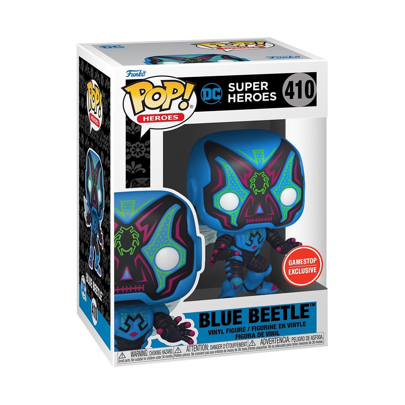 Funko POP! Heroes: Dos Los DC Blue Beetle Vinyl GameStop |