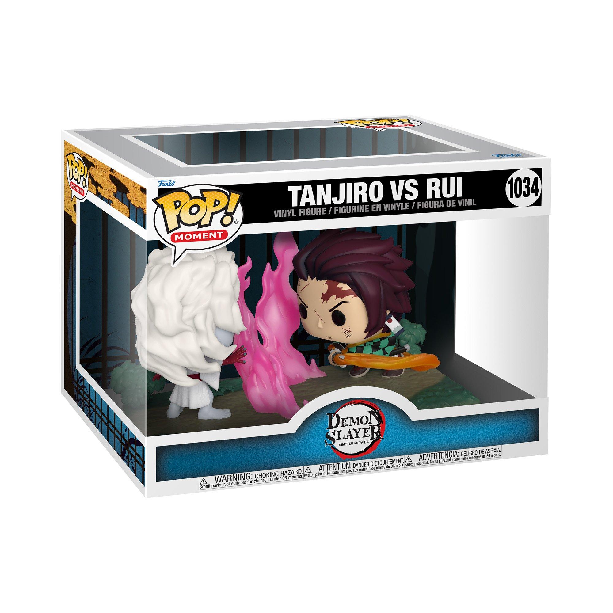 demon slayer tanjiro vs rui funko pop