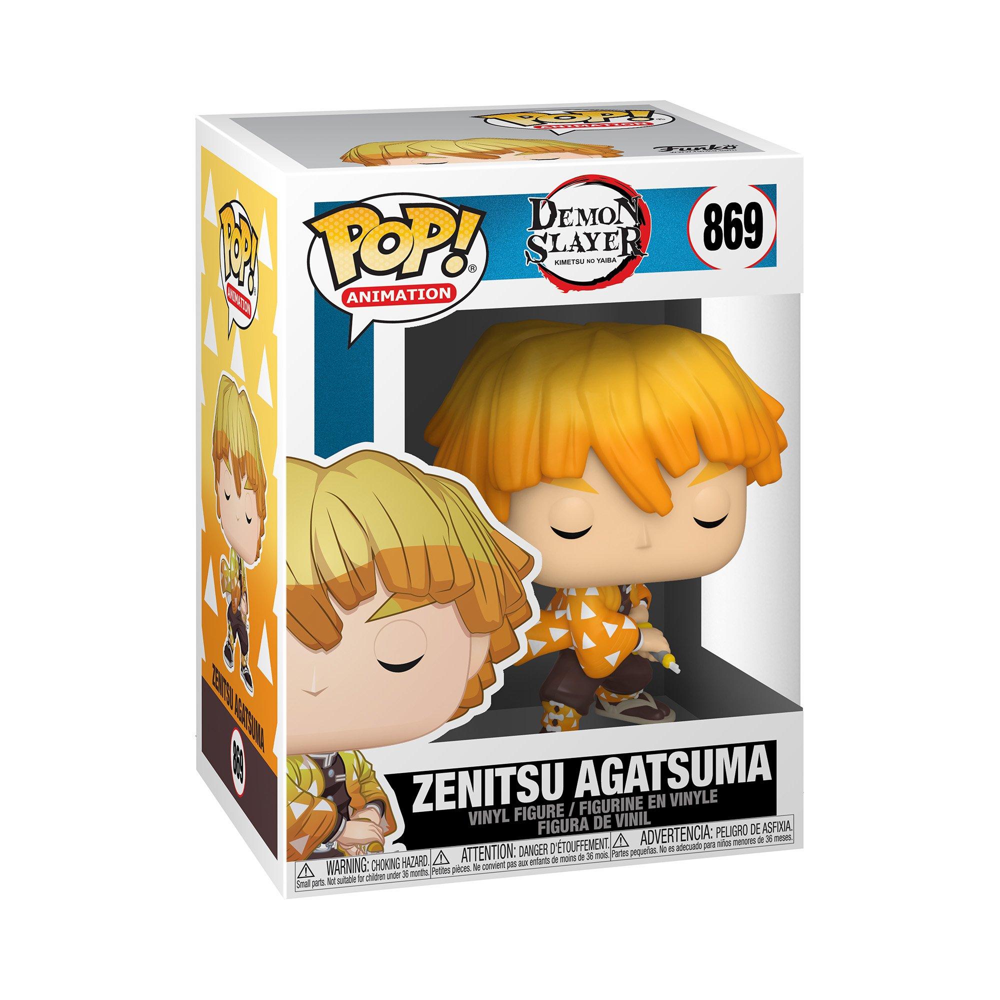 Chaveiro Funko Pocket Pop Demon Slayer Zenitsu Agatsuma - Moça do Pop -  Funko Pop é aqui!