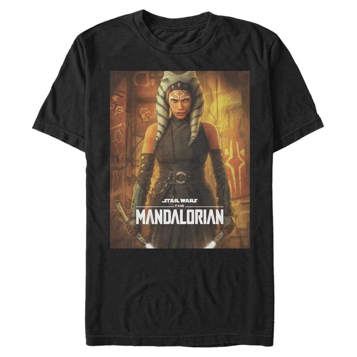 Star Wars The Mandalorian Ahsoka Tano Poster Unisex T-Shirt, Size: 2XL, Fifth Sun