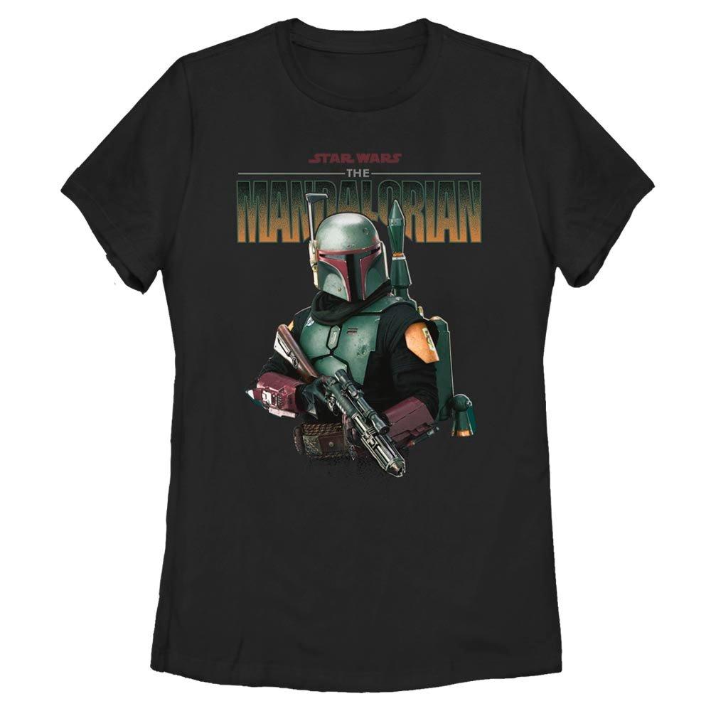 Star Wars The Mandalorian Boba Fett Womens T-Shirt