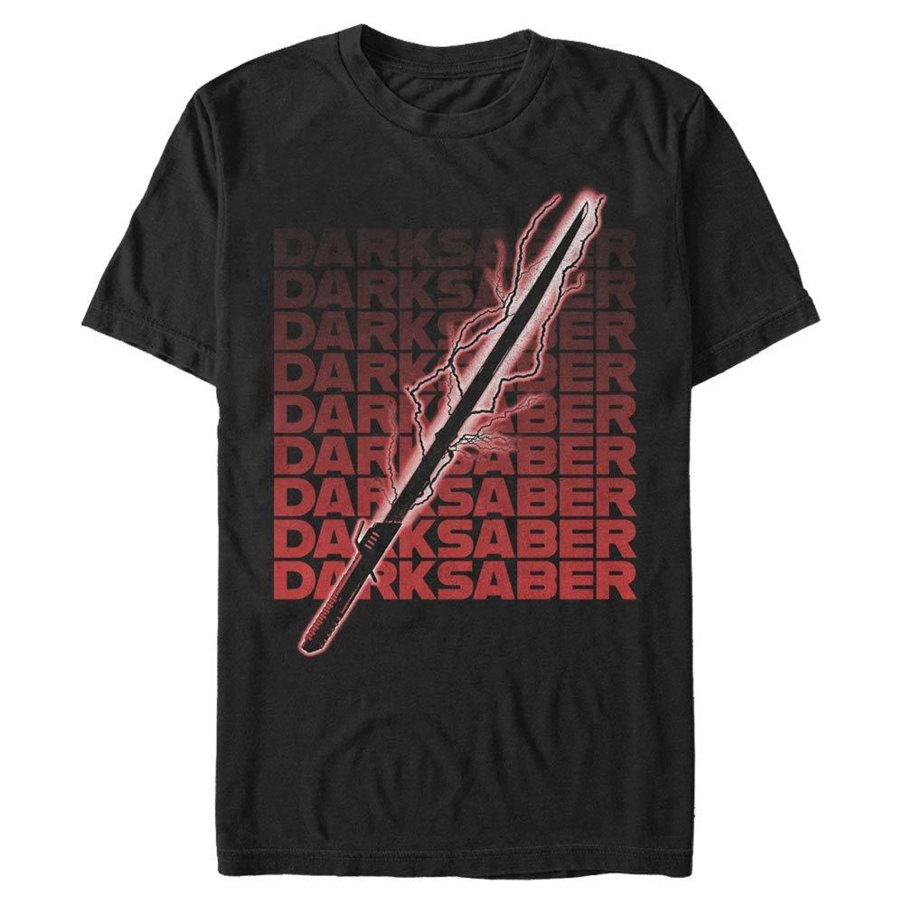 Star Wars The Mandalorian Dark Saber Unisex T-Shirt, Size: XL, Fifth Sun