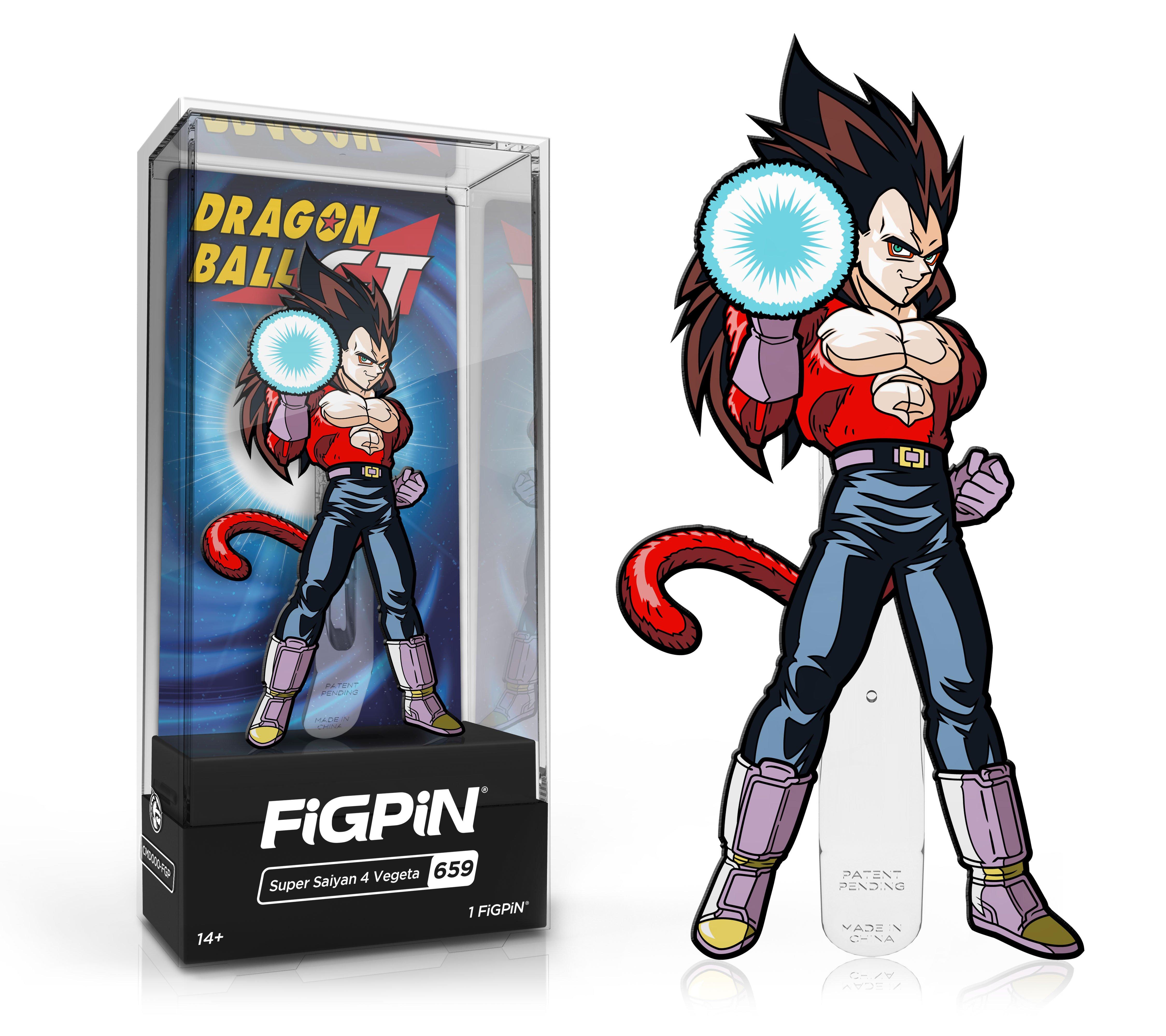 list item 1 of 1 FiGPiN Dragon Ball GT Super Saiyan 4 Vegeta Collectible Enamel Pin