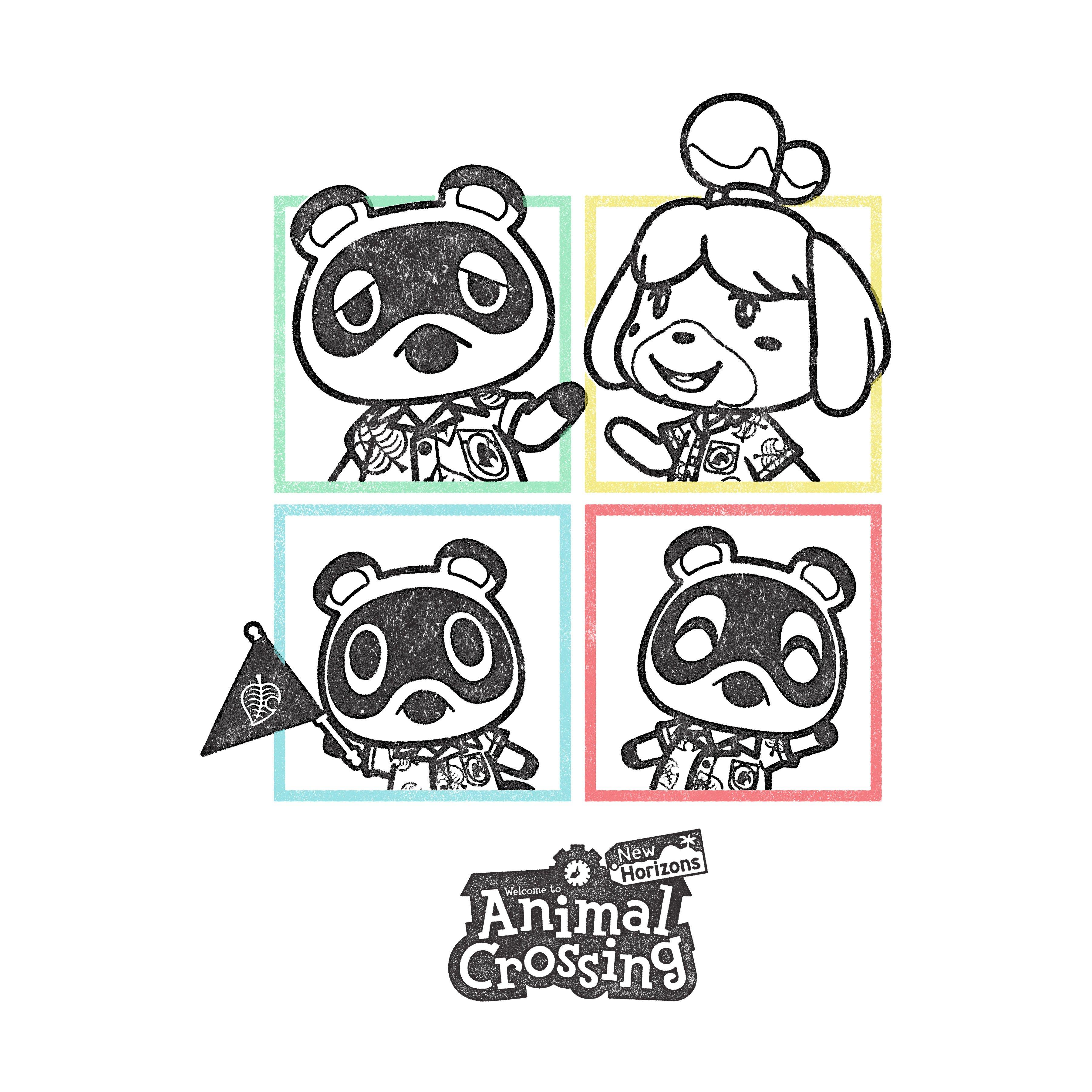 list item 2 of 2 Animal Crossing: New Horizons Friends Men's T-Shirt