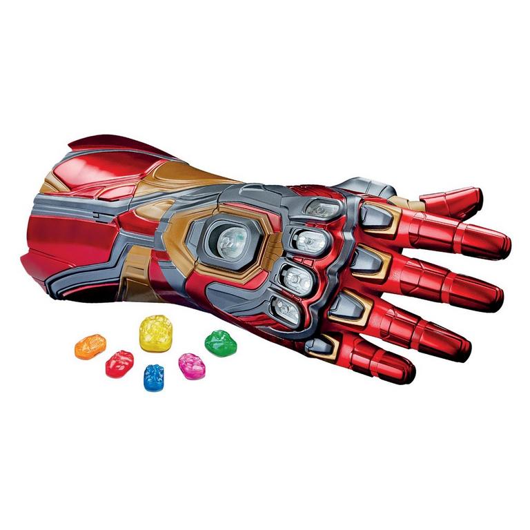 KIDS Iron Man Nano LED Gloves Thanos Infinity Gauntlet Avengers 4 Endgame Toys 
