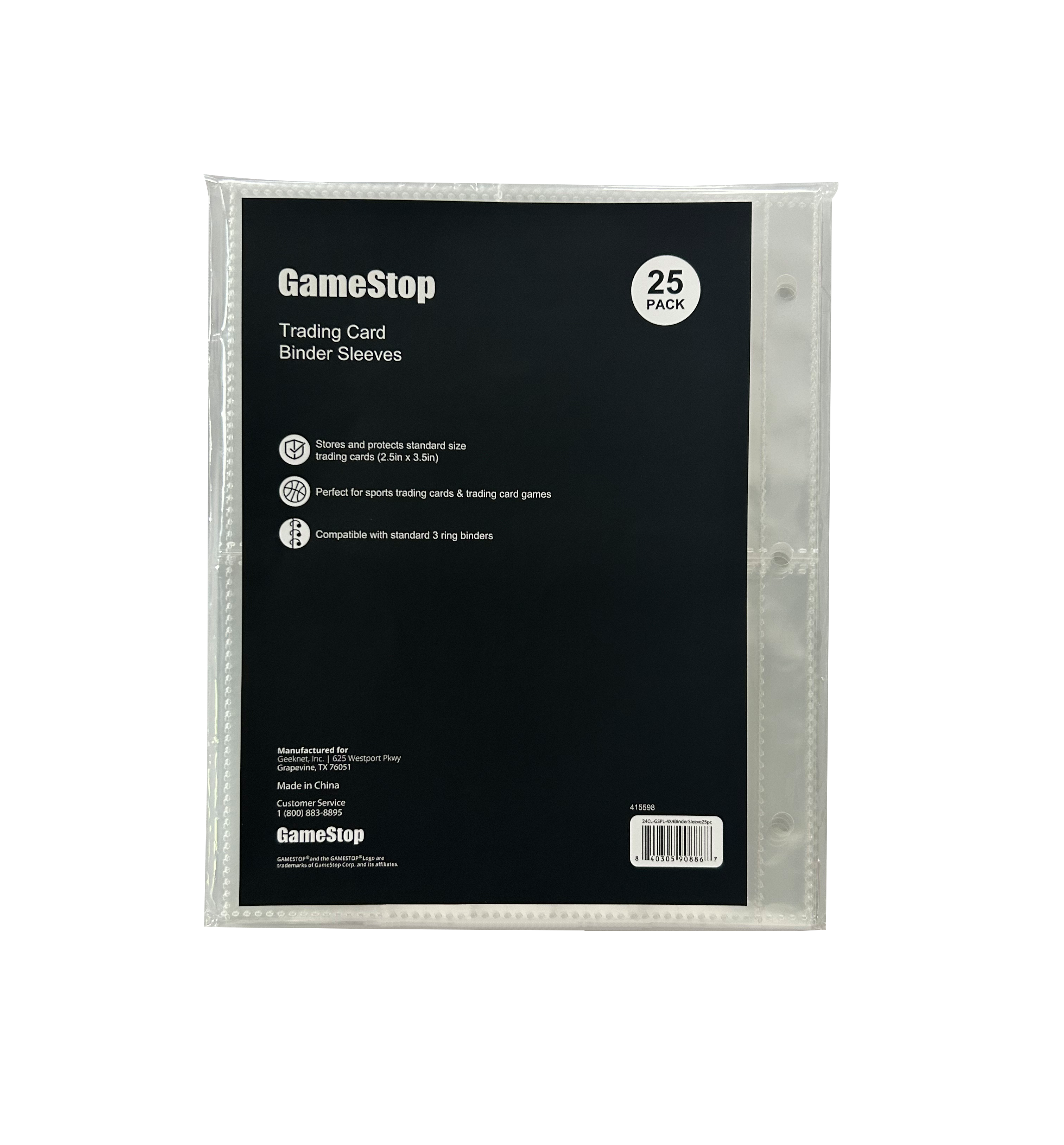 Atrix Trading Card Binder Sleeves 25 Pack