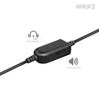 list item 2 of 4 SoundTac Armor3 Red Gaming Headset