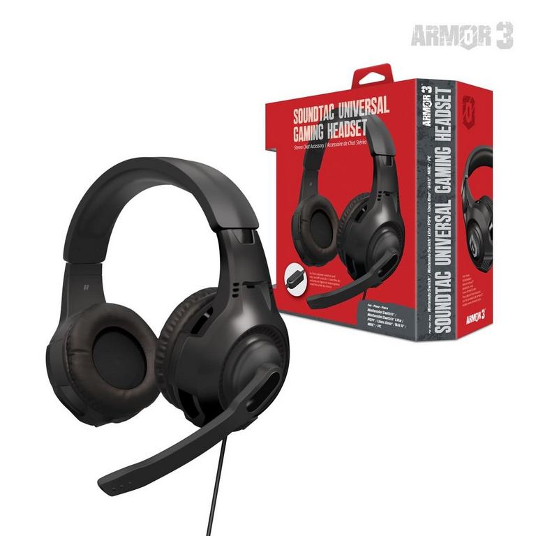 SoundTac Armor3 Red Gaming Headset