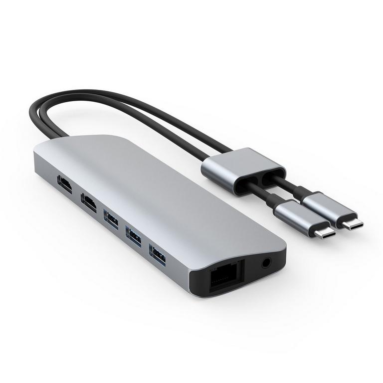 Hyperdrive VIPER 10-in-2 Silver USB-C Hub
