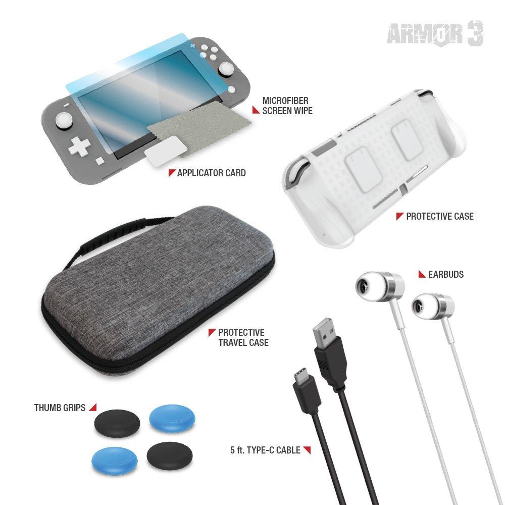 list item 1 of 3 Armor3 Travel Kit for Nintendo Switch Lite