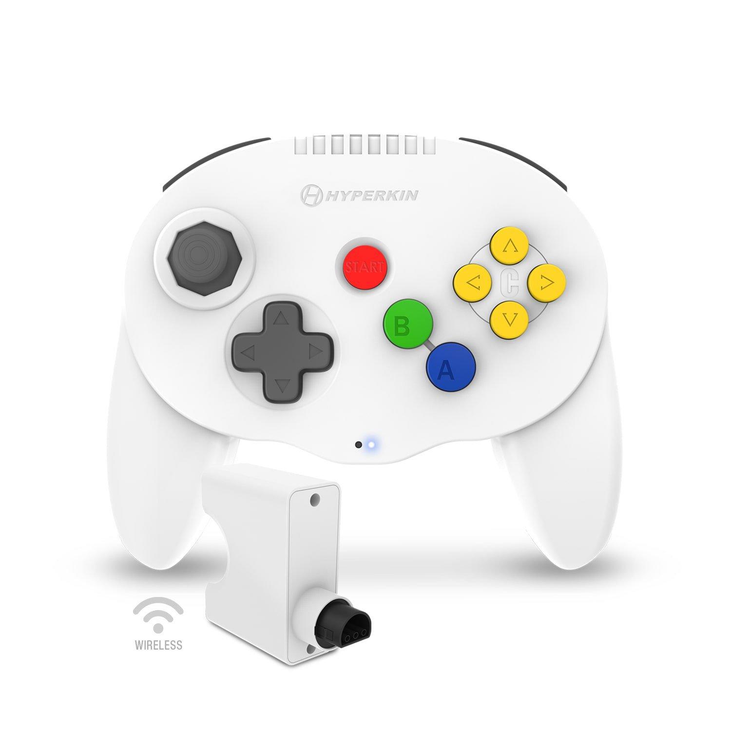 Hyperkin Admiral Premium Bluetooth Controller for N64 White