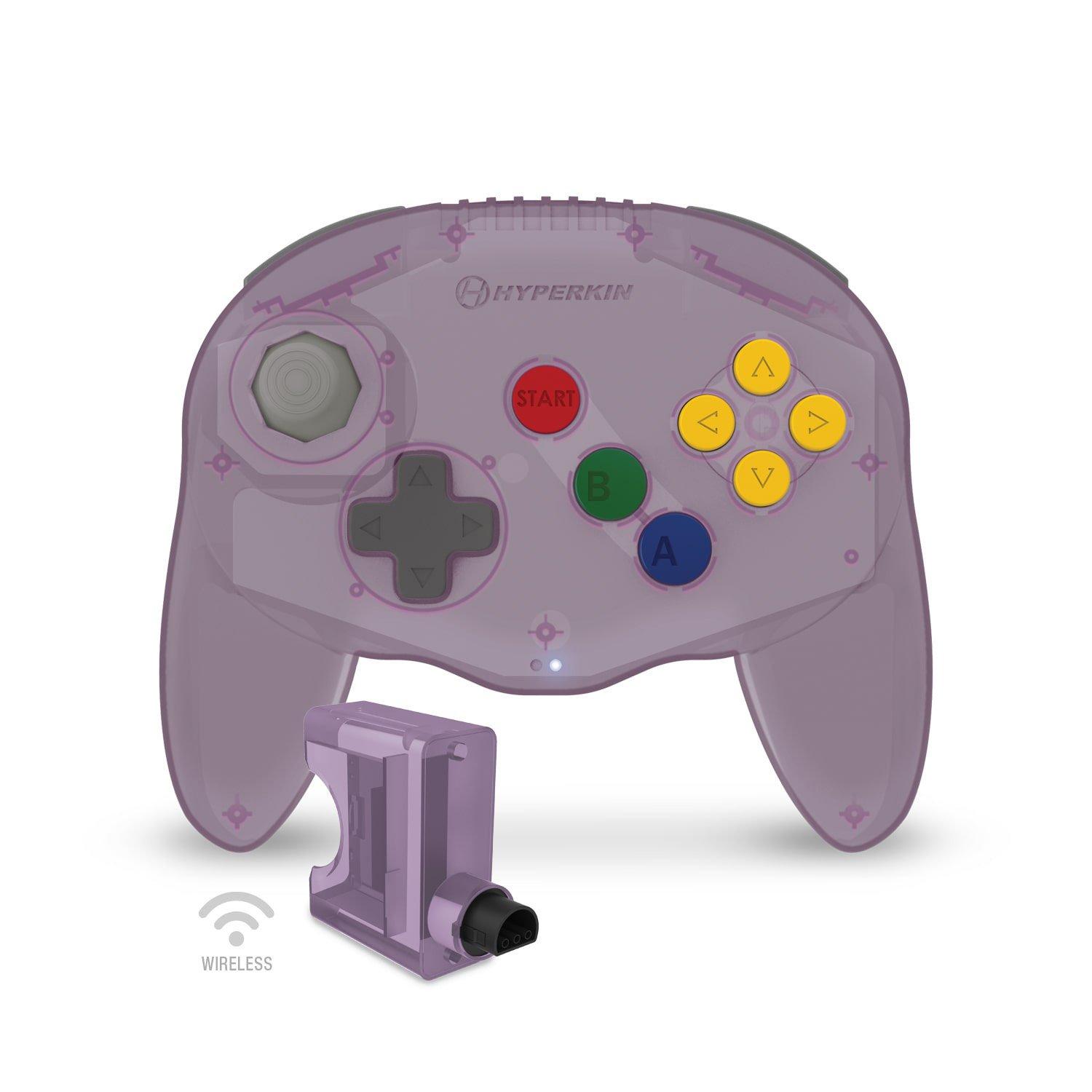 Hyperkin Admiral Premium Bluetooth Controller for N64 Amethyst Purple