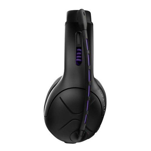 Victrix Gambit Black Wireless and Wired Gaming Headset with Mic - PlayStation PS4, PS5 - Esports-Ready Pro Audio, Noise Cancelling Microphone