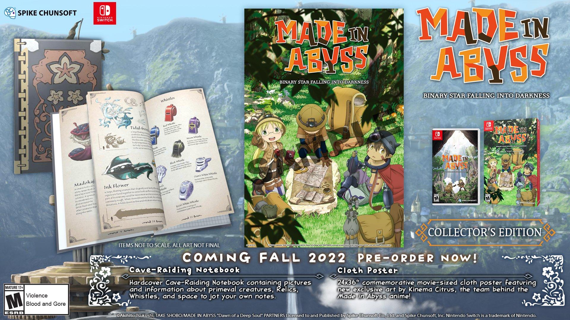 Made in Abyss: Binary Star Falling into Darkness Collector's Edition - Nintendo Switch
