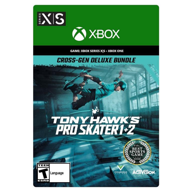 Tony Hawk's Pro Skater 1 + 2 Cross-Gen Deluxe Bundle - Xbox Series X/S
