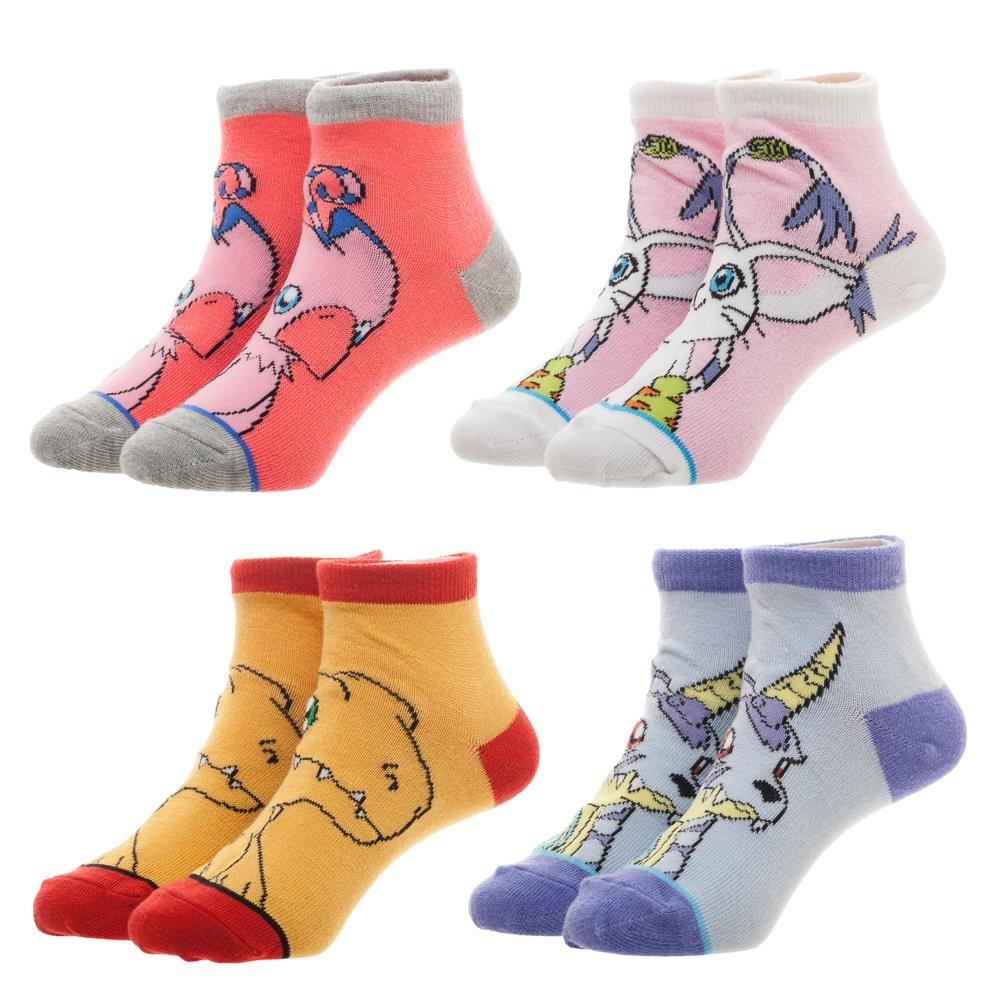Digimon Youth Ankle Socks 4 Pack