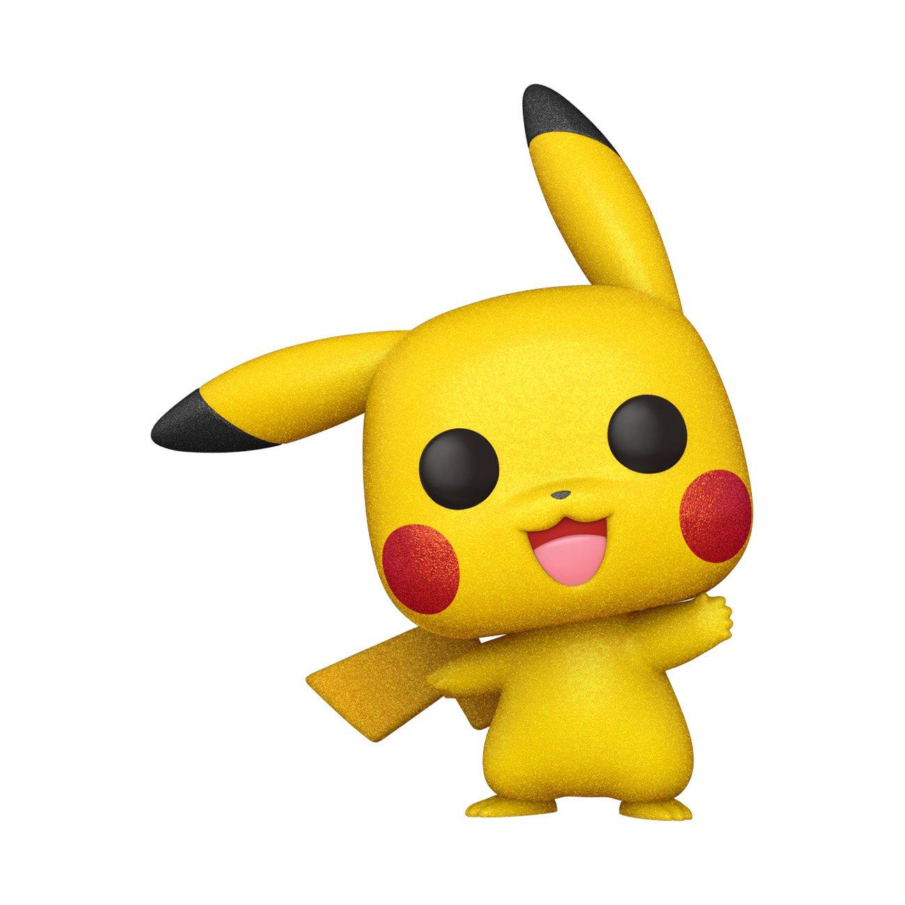 Funko POP! Games: Pokemon Pikachu Waving Diamond  3.75-in Vinyl Figure GameStop Exclusive