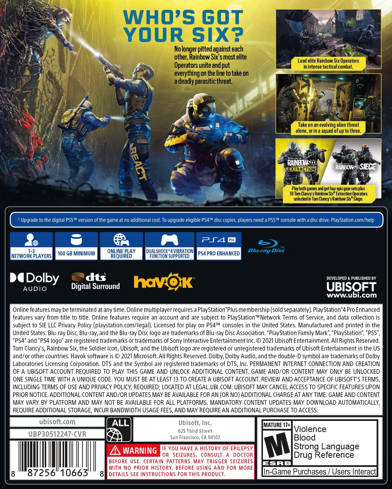 Rainbow 6 siege clearance ps4 gamestop