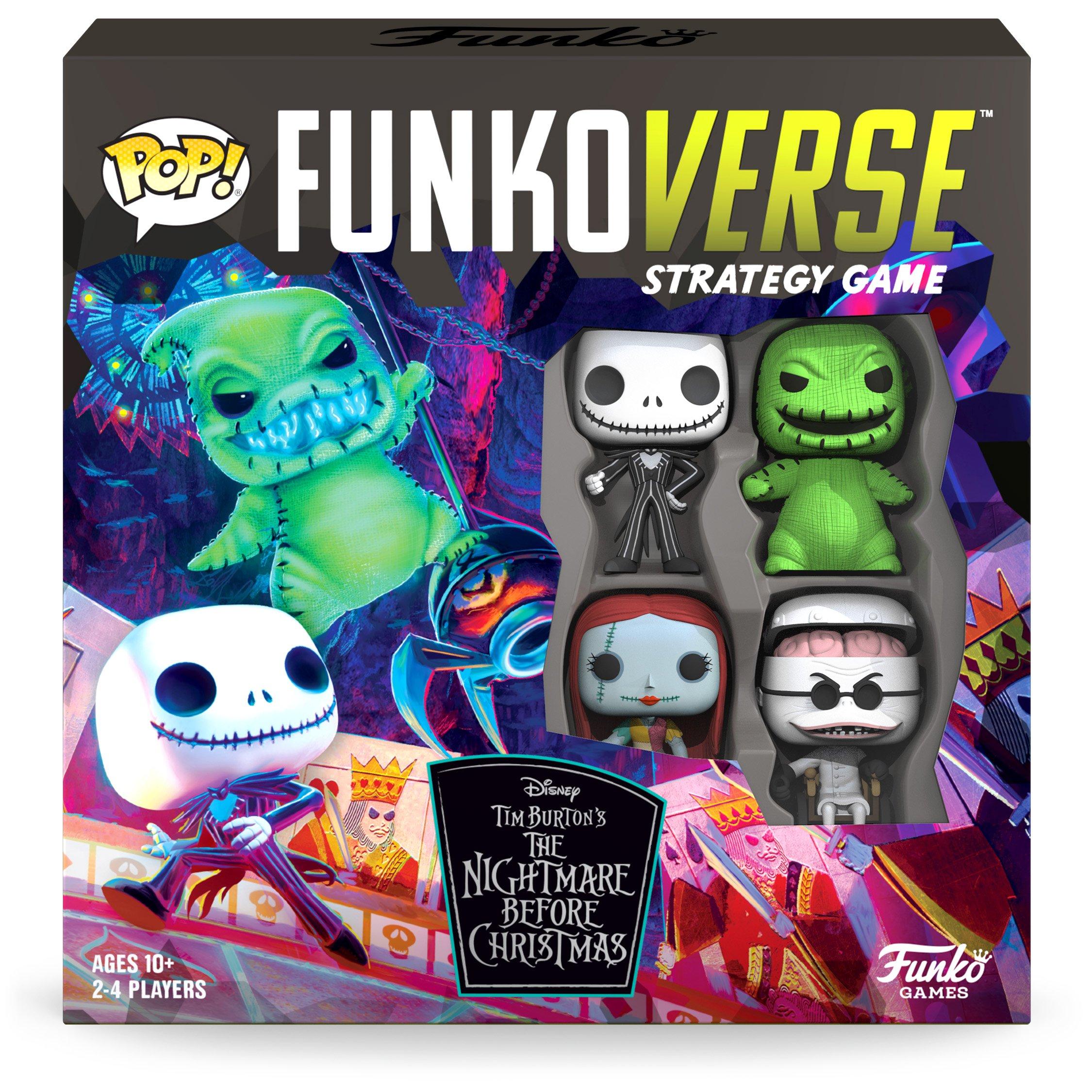 Nightmare Before Christmas Funko 2022 Funko Funkoverse The Nightmare Before Christmas 100 4 Pack Board Game |  Gamestop