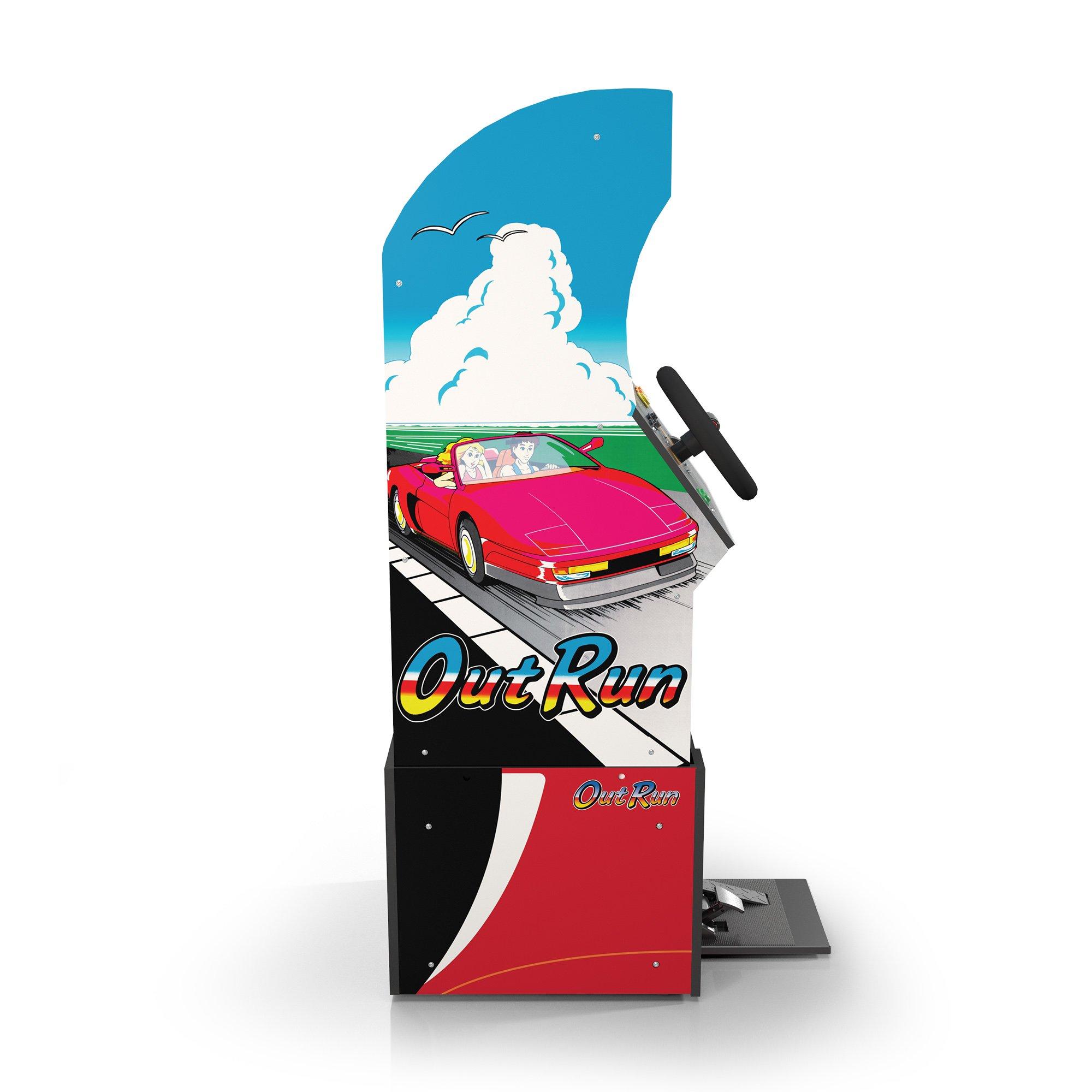 Arcade1up Outrun Arcade Cabinet With Riser And Light Up Marquee 