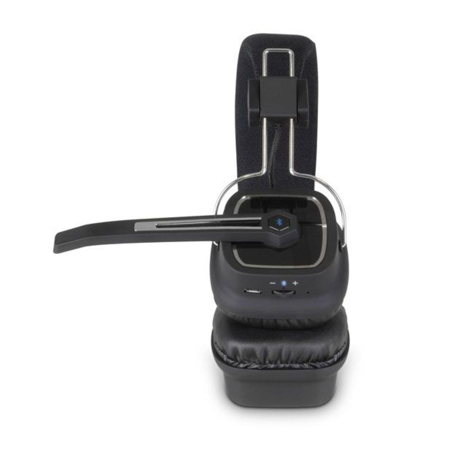 Aluratek Handsfree Bluetooth Wireless Stereo Headset with Boom