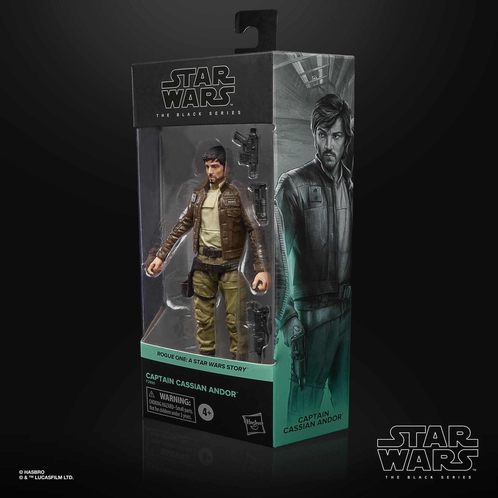 Hasbro Star Wars: The Black Series Rogue One: A Star Wars Story Captain  Cassian Andor 6-in Action Figure